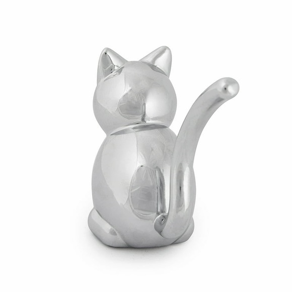 Chrome Cat Ring Holder - Picture 6 of 7